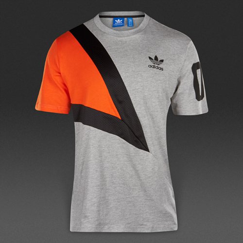 Adidas Originals Basketball Tee Medium Grey Heather for Men